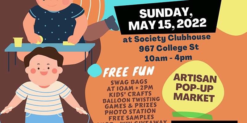 FREE COMMUNITY EVENT- Family Day Market, Crafts & More at Society Clubhouse