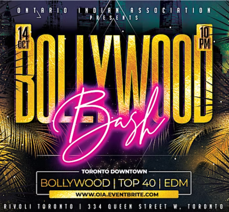 Bollywood Bash on 14th October 2022 All About Mississauga